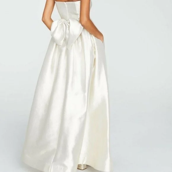 Betsey Johnson Prom Wedding Strapless Dress - Picture 3 of 6